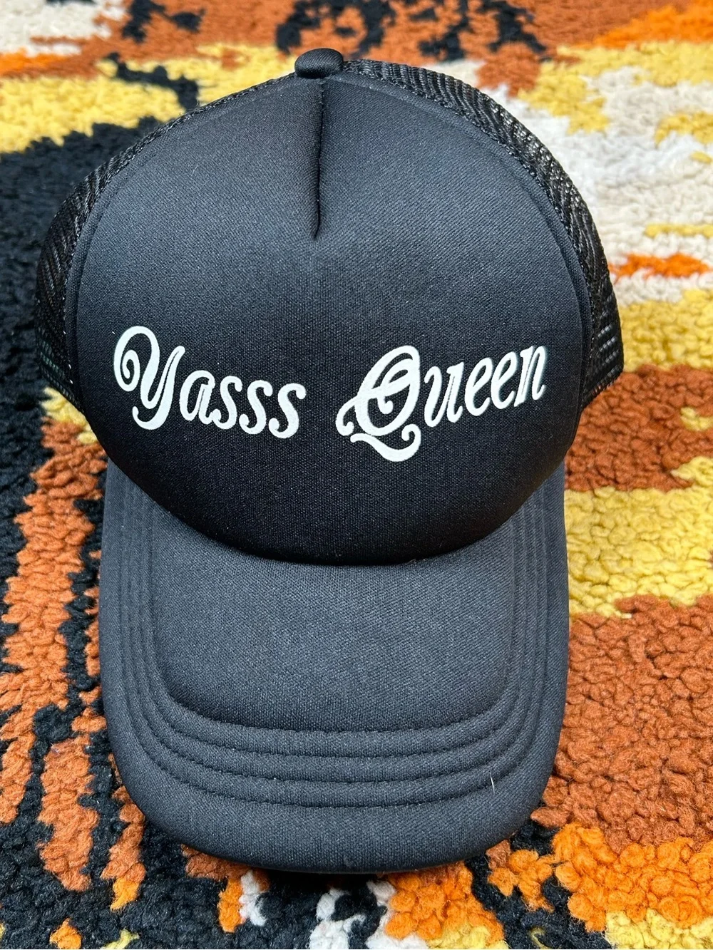 CHARLOTTE RUSSE, Yasss Queen trucker hat!!